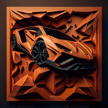 3D мадэль Lamborghini Centenario (STL)